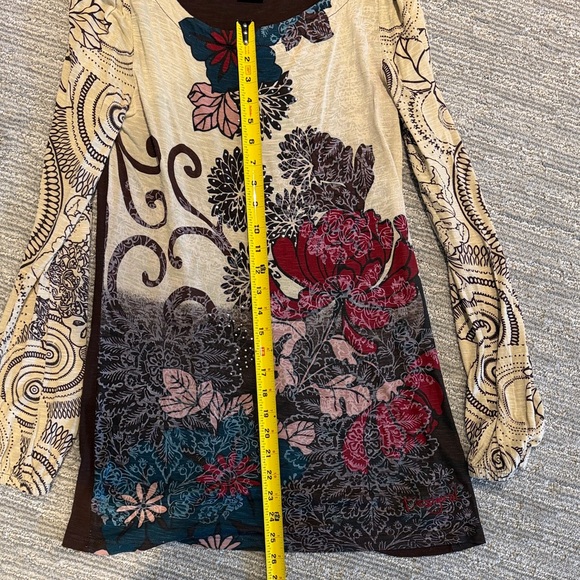 Desigual Multicolor Patterned Top - Picture 3 of 4
